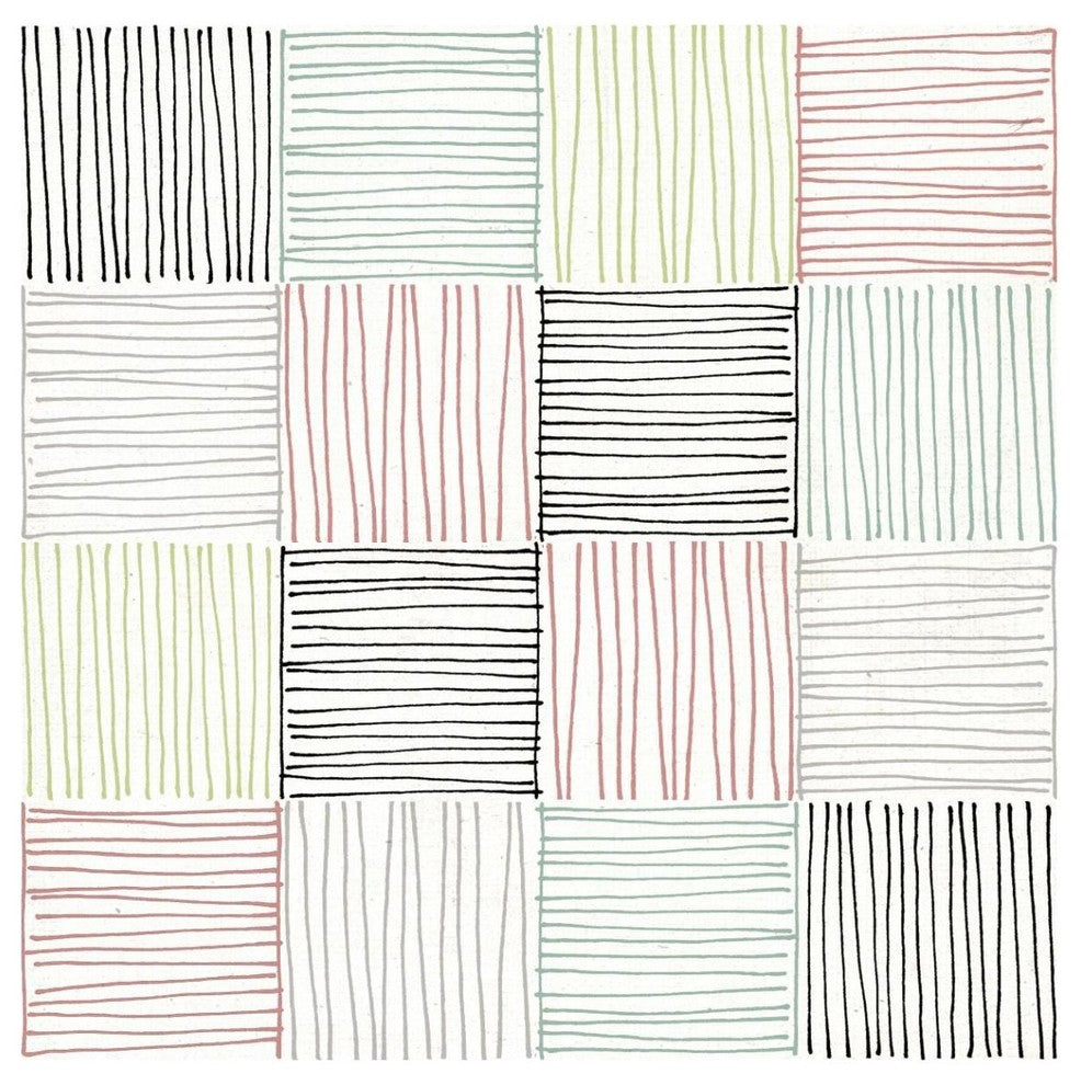"Mandala Morning Step 06A" Digital Paper Print by Anne Tavoletti, 42"x42"