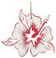 Hibiscus Flower Magnets, Set of 3