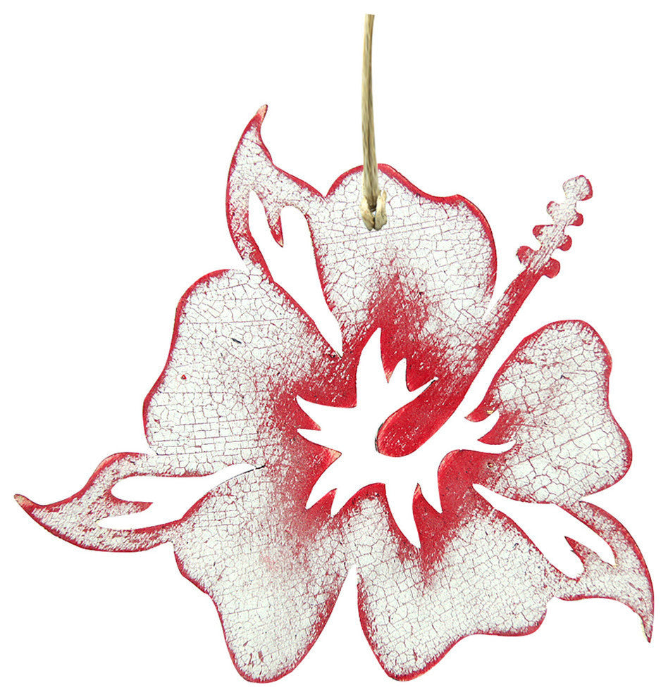 Hibiscus Flower Magnets, Set of 3