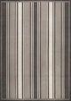 Haynes Modern Double Stripe Indoor/Outdoor Area Rug, Black/Cream, 8x10