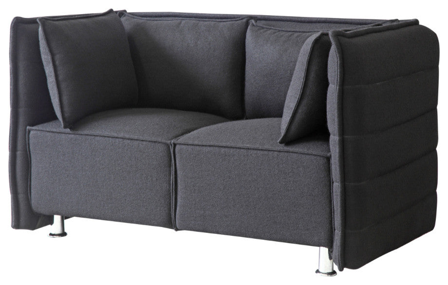 Modern Classics Sofata Loveseat, Black
