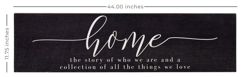 Home Quote Brown Wooden Wall Plaque