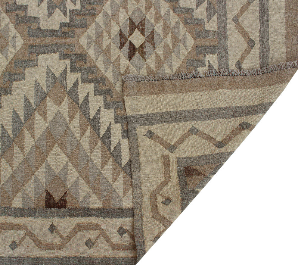 Winchester Kilim Tawab Ivory Rug, 4'7x6'4