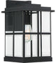 Quoizel MGN8408MBK One Light Outdoor Wall Lantern, Matte Black Finish
