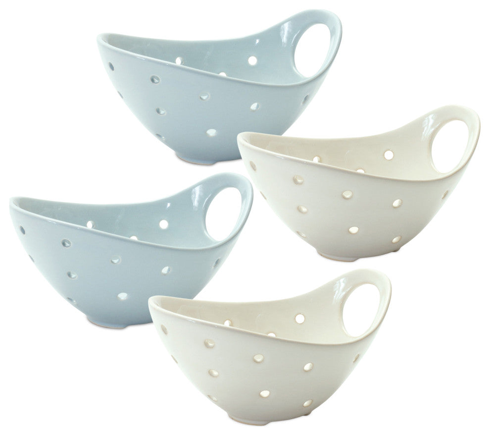 Ceramic Colander, 4-Piece Set
