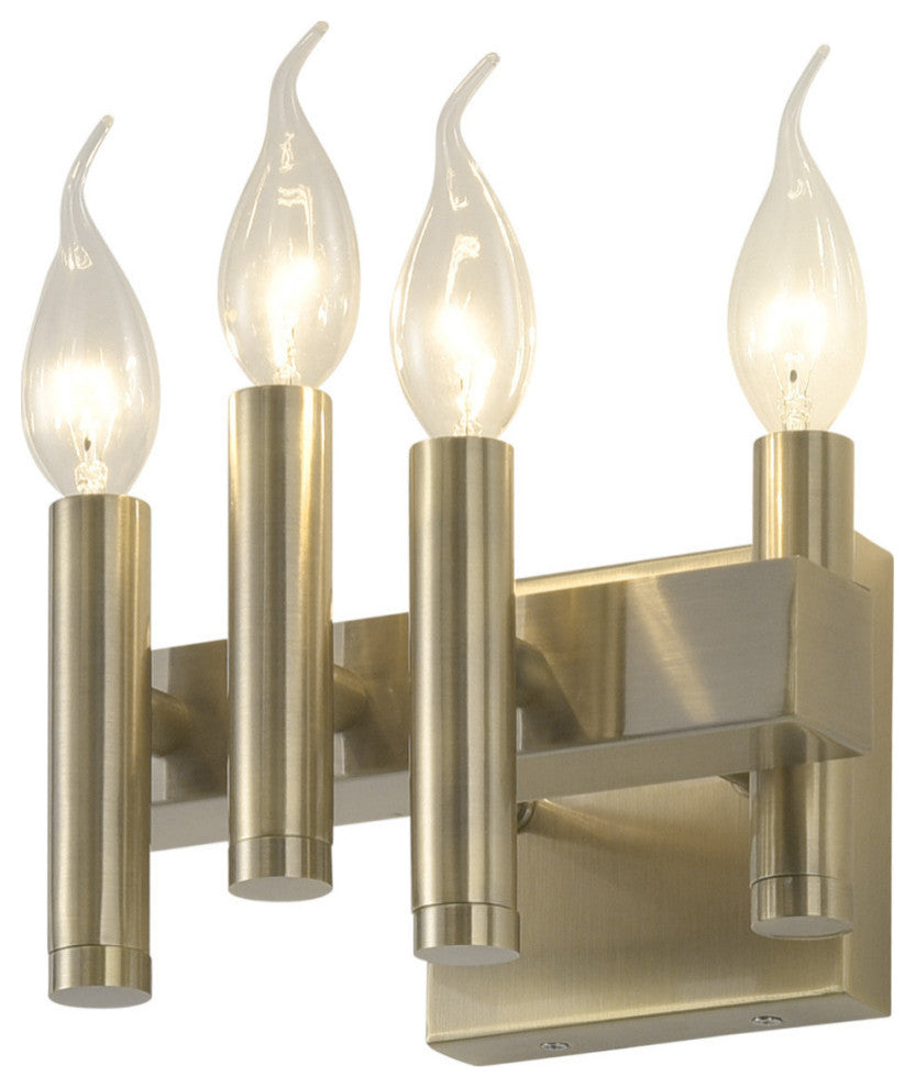 .-     Collette 4-Lt Bath Left- Brushed Brass