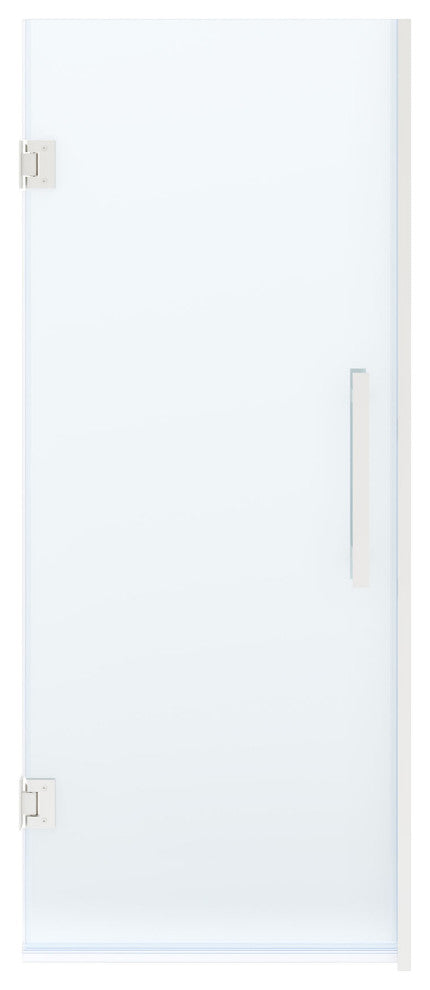 Panama 30 1/8-30 11/16"Wx72"H Alcove Hinge Shower Door Satin Nickel