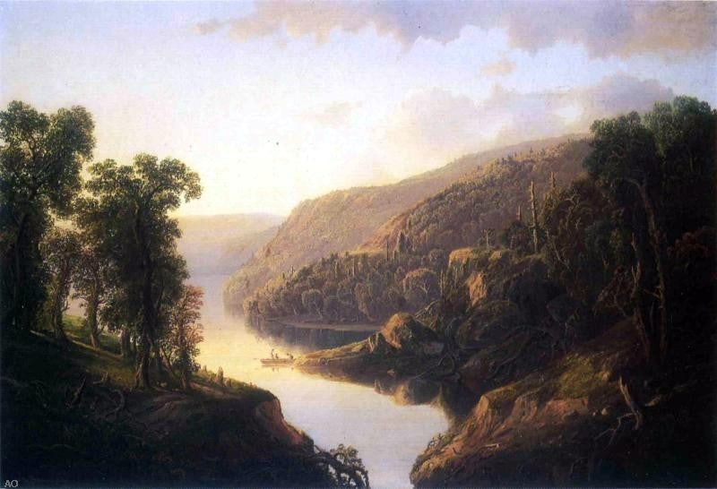 William Louis Sonntag Mountain Lake Inlet Wall Decal