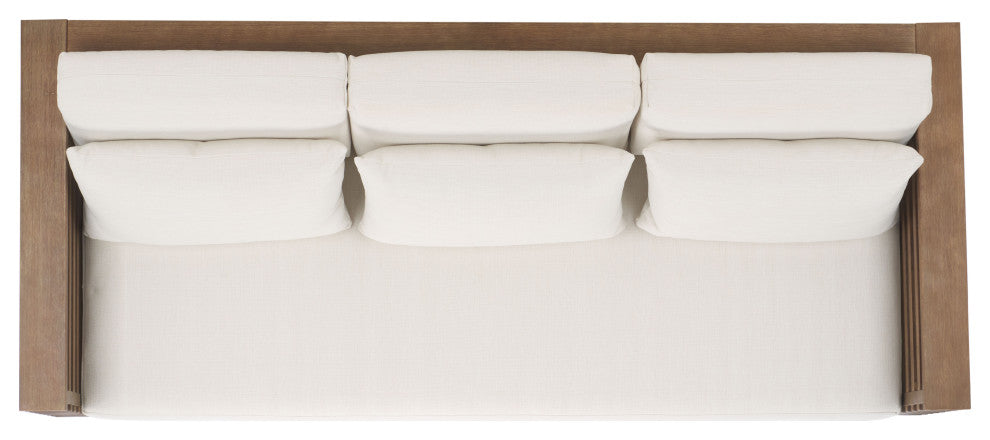 Safavieh Couture Indoor-Outdoor Tortuga Patio Sofa, Natural/White