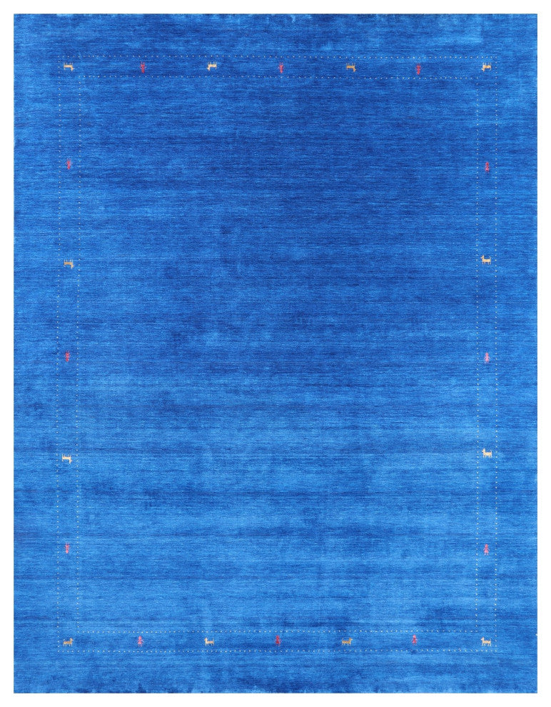Handmade Persian Gabbeh Wool Rug 9' 0" X 12' 0" Q7024