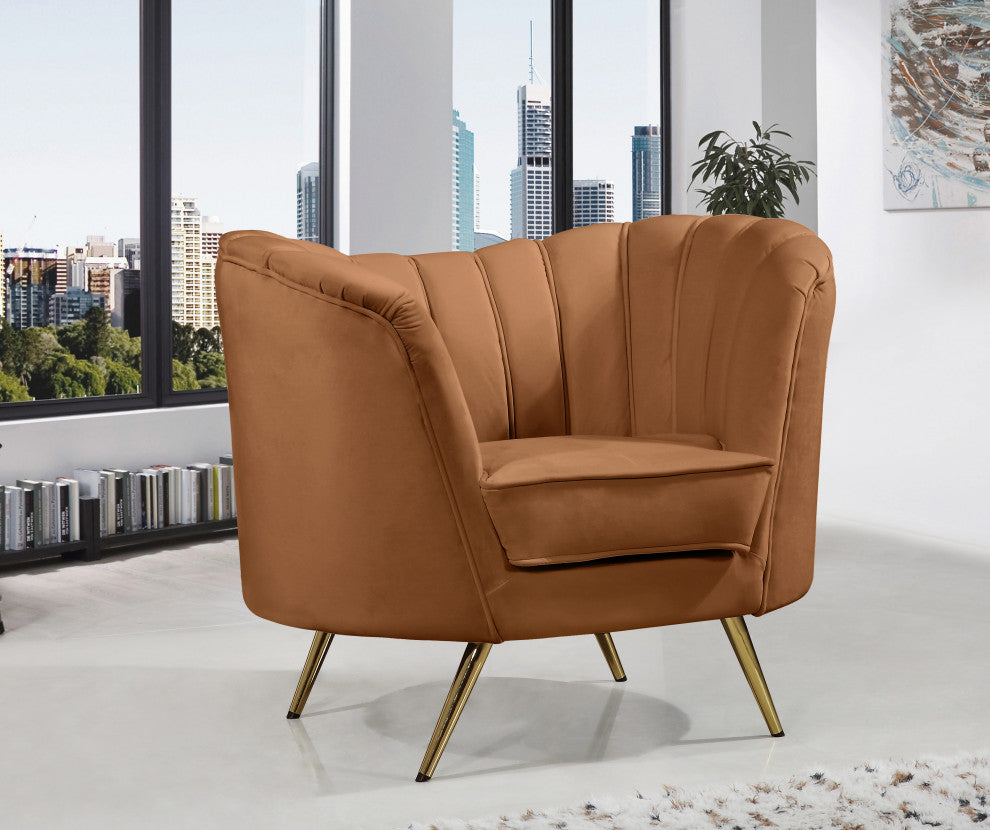 Margo Velvet Upholstered Set, Saddle, Chair