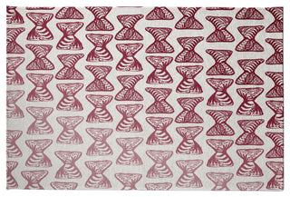 Ombre Bongo Rug, Red, 5'x7'