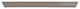 Dogberry Collections Shaker Wood Mantel, Ash Gray, 60"