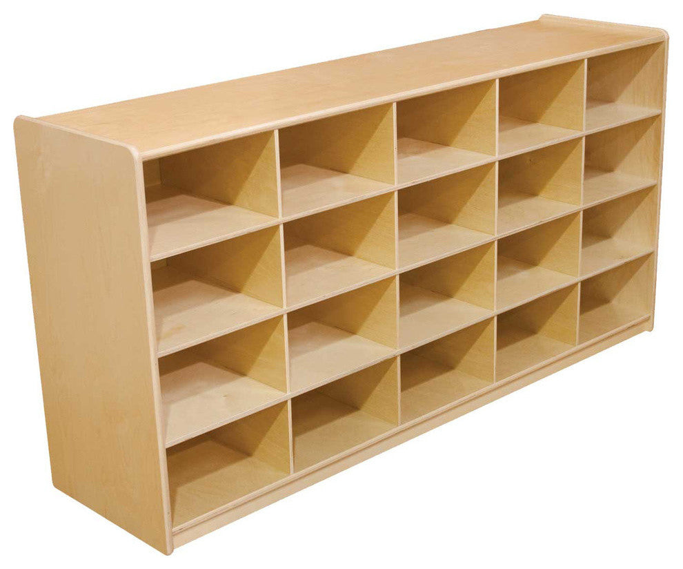 5" Letter Tray Storage Unit Without Trays, Set Of 20