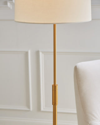 Beckham Classic Floor Lamp, Burnished Brass
