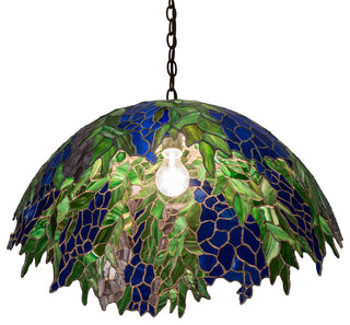 22 Wide Tiffany Honey Locust Pendant