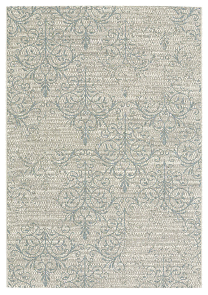 Capel Elsinore-Heirloom Blue 4736_420 Machine Woven Rugs - 3' 11" X 5' 6" Rectan