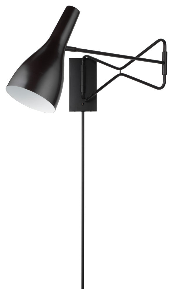 Lenz Swing Arm Wall Sconce, Bronze