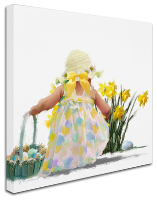 The Macneil Studio 'Easter Egg Hunt' Canvas Art, 24"x24"