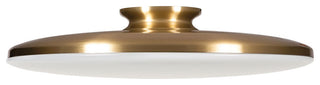 Skye, LED Flush Mount, 19", Satin Brass