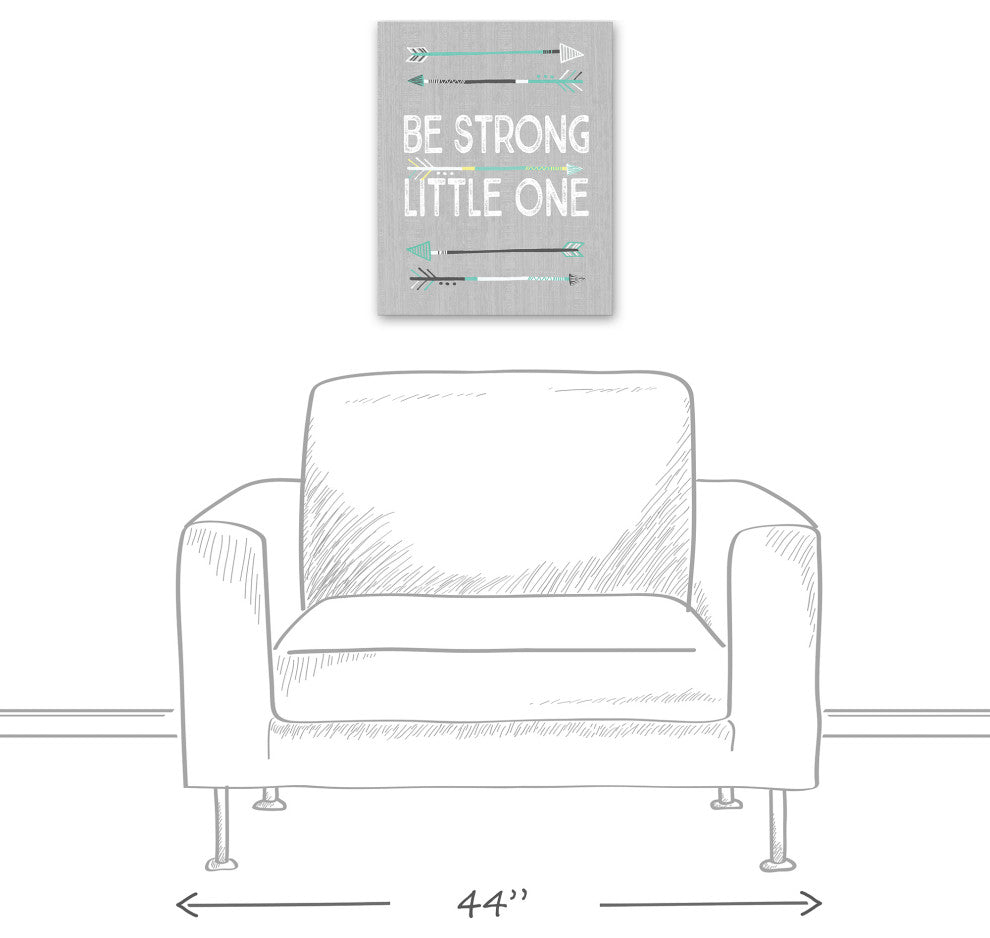 Be Strong Little One 16x20 Canvas Wall Art