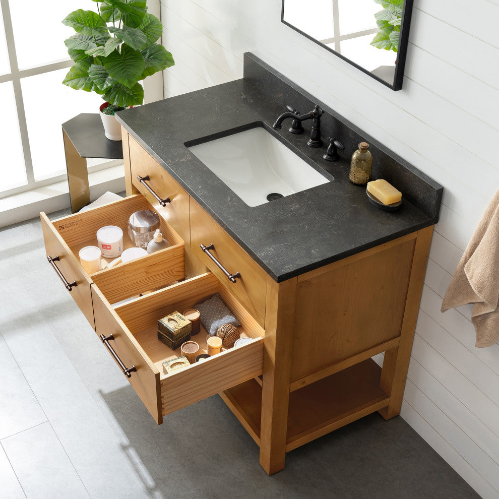 Windwood 42" Bathroom Vanity, Natural