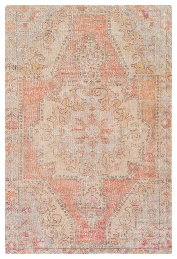 Surya Unique UNQ-2314 8'6"x11'6" Rug, Orange/Wheat/Ivory/Gray/Pink/Burnt Orange