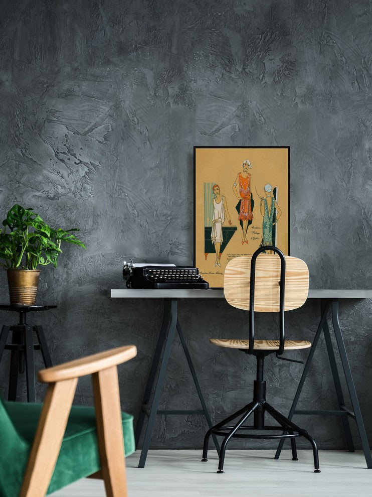 "Dressed for Charm" Floater Framed Painting Print on Canvas, 40"x60"
