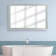 LaRue Framed Wall Mirror, Chrome, 36" X 36"