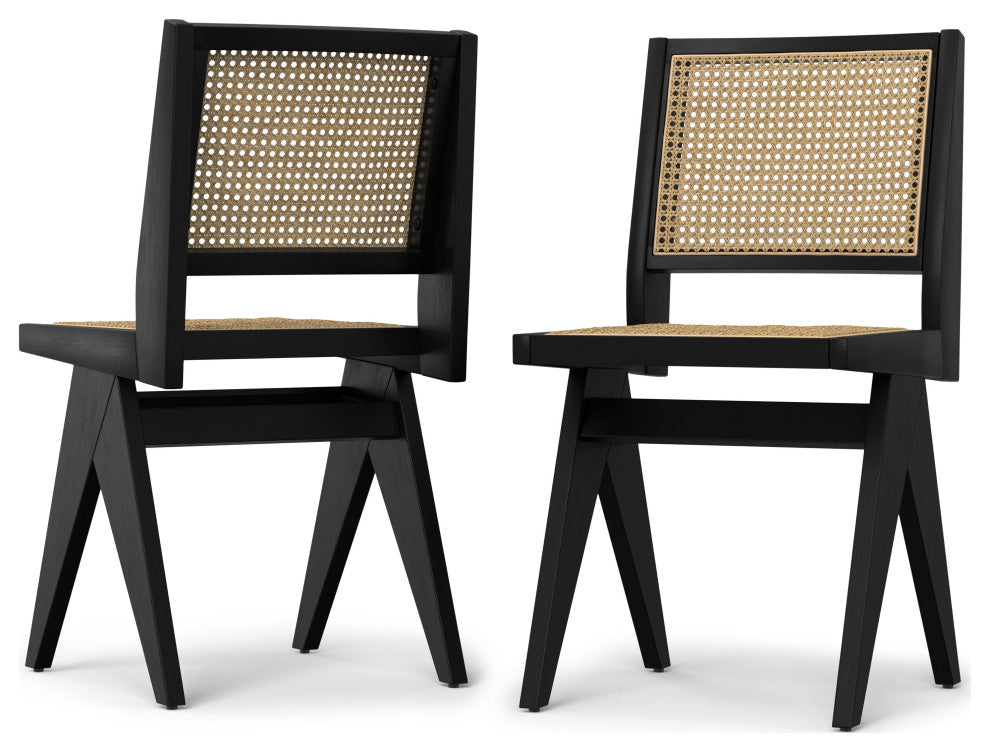 Regina Dining Chair (Set of 2) in Black