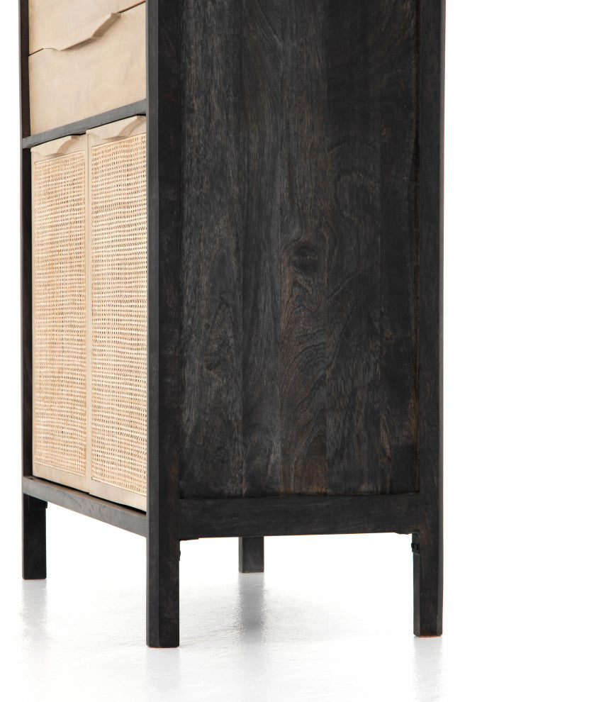 Sydney Tall Dresser, Black Wash