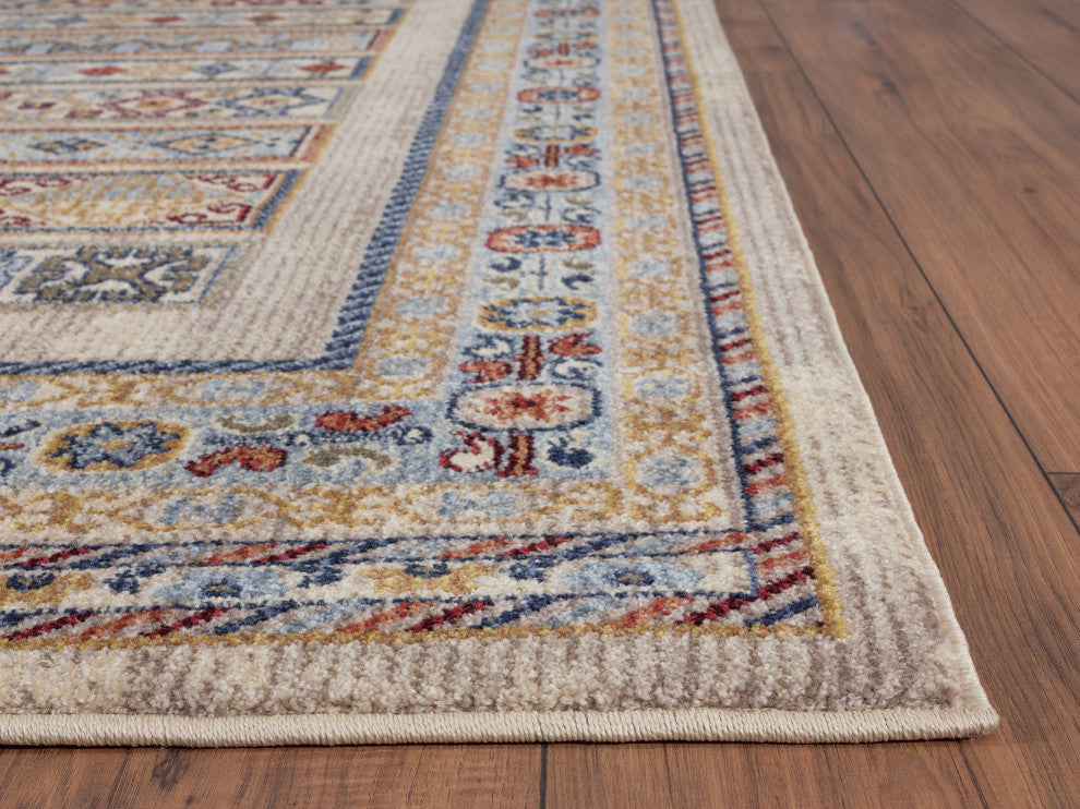 Abani Mesa MES180A Southwest Beige Tribal Pattern Area Rug