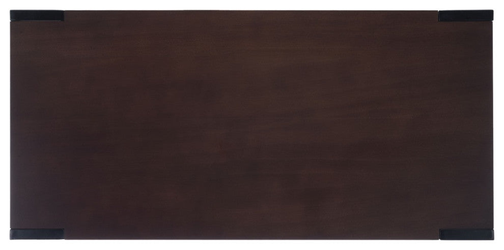 Safavieh Calloway Desk, Walnut/Black