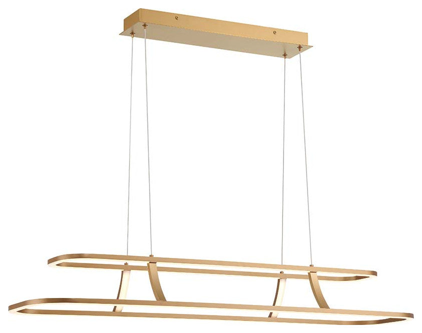 Cadoux 1-Light Chandelier, Gold