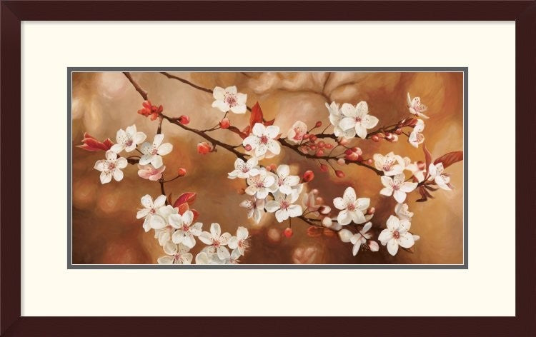 "Sakura" Framed Digital Print by Thomlinson, 32"x20"
