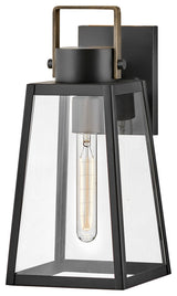 Lark 82000 Hugh 1 Light 15" Tall Outdoor Wall Sconce - Black