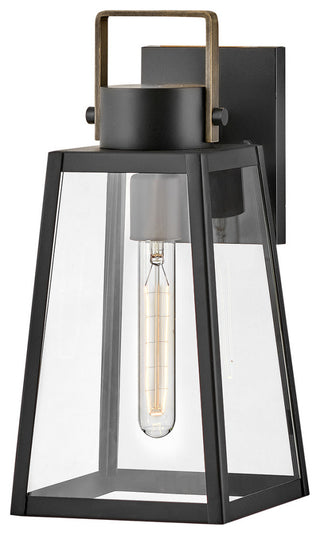 Lark 82000 Hugh 1 Light 15" Tall Outdoor Wall Sconce - Black