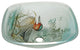 Tempered Glass 1/2" Thick, 16.5" x 16.5", 5.5" With Chrome Pop-Up Drain