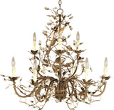 Maxim Lighting Elegante 9-Light Chandelier Etruscan Gold - 2852EG