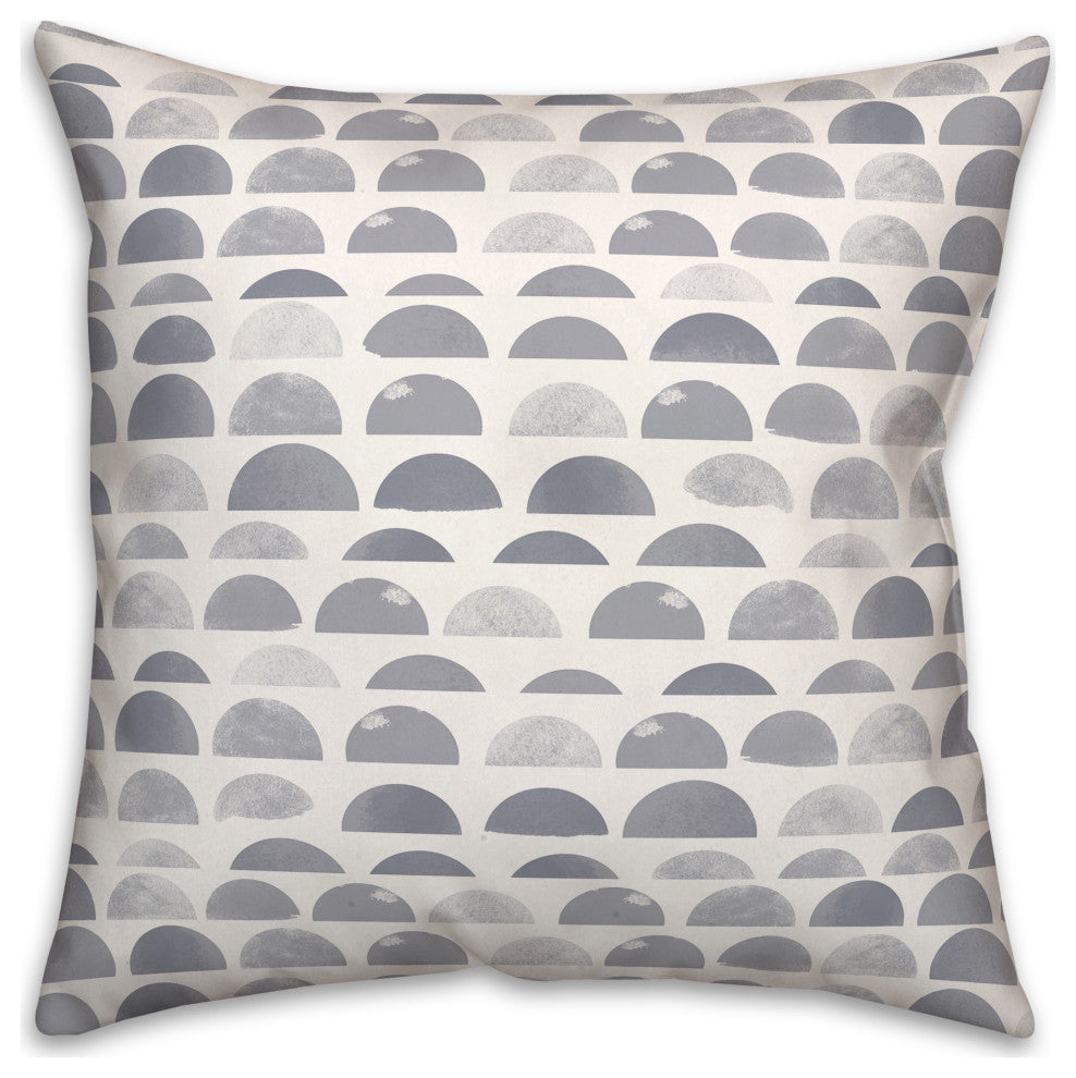 Half Circles 1 16x16 Indoor / Outdoor Pillow