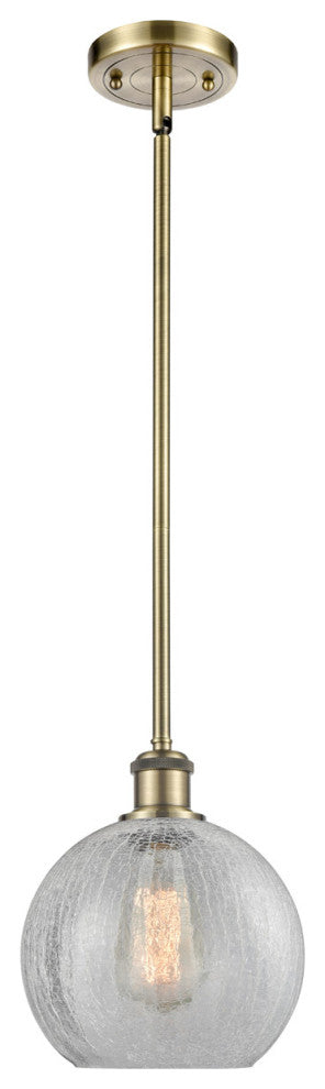 Innovations 516-1S-AB-G125-LED 1 Light 8" Mini Pendant, Antique Brass
