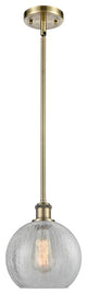 Innovations 516-1S-AB-G125-LED 1 Light 8" Mini Pendant, Antique Brass