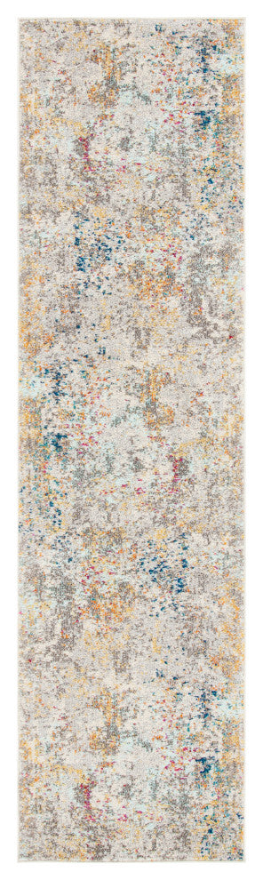 Safavieh Madison Mad453F Organic and Abstract Rug, Gray and Gold, 9'0"x9'0" Square