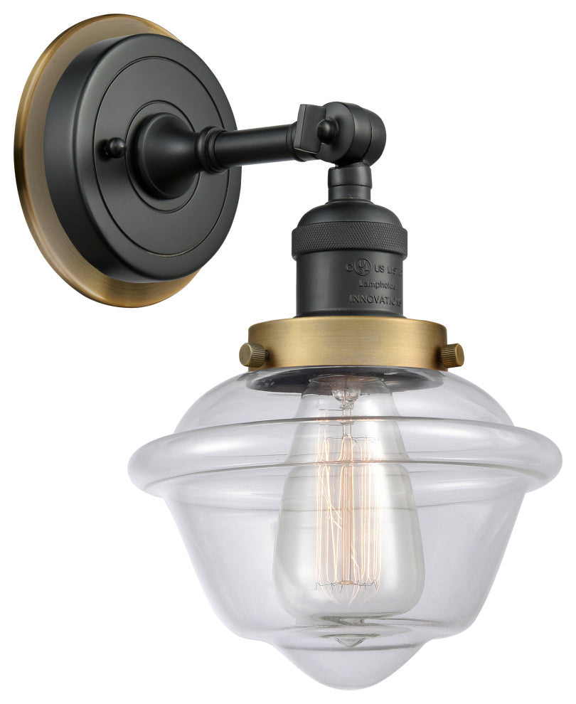 INNOVATIONS LIGHTING 203BK-BPBB-HRBB-G532 1 Light Mixed Metals Sconce