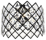 Lacy 13" Flush Mount, Black