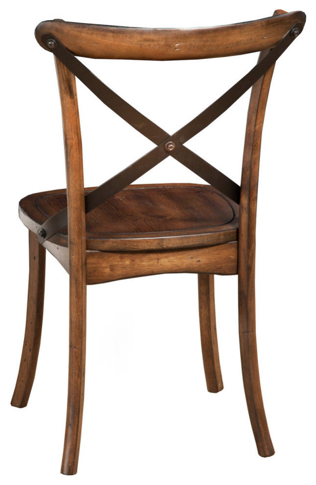 Arendal Set of 2 Side Chairs, Burnished Dark Oak