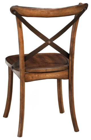 Arendal Set of 2 Side Chairs, Burnished Dark Oak