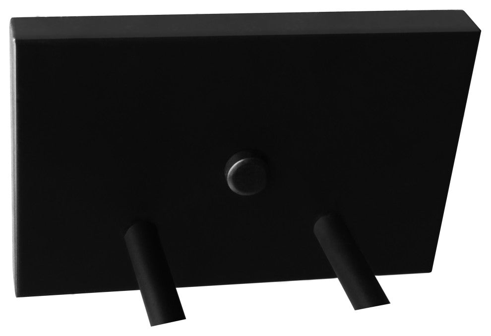 Jordan 2-Light Vanity Light, Matte Black With Clear Seeded Glass Shades