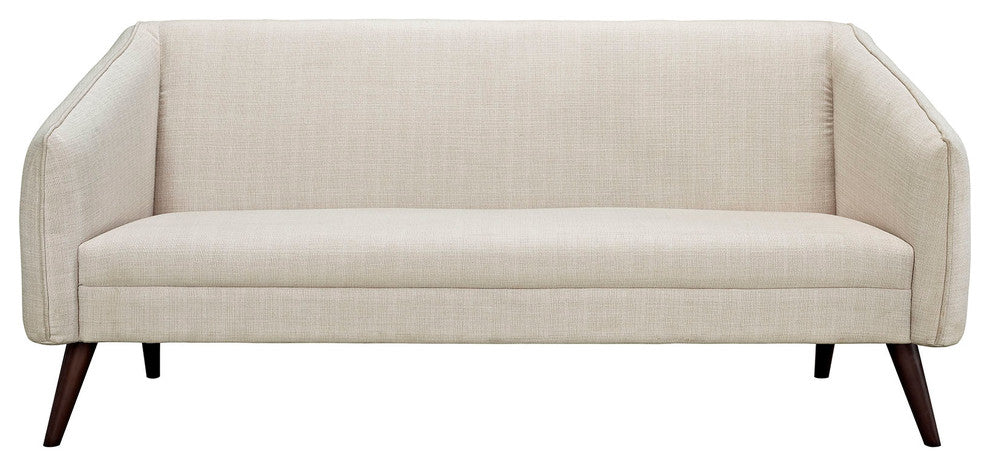 Modway Slide Upholstered Sofa, Beige