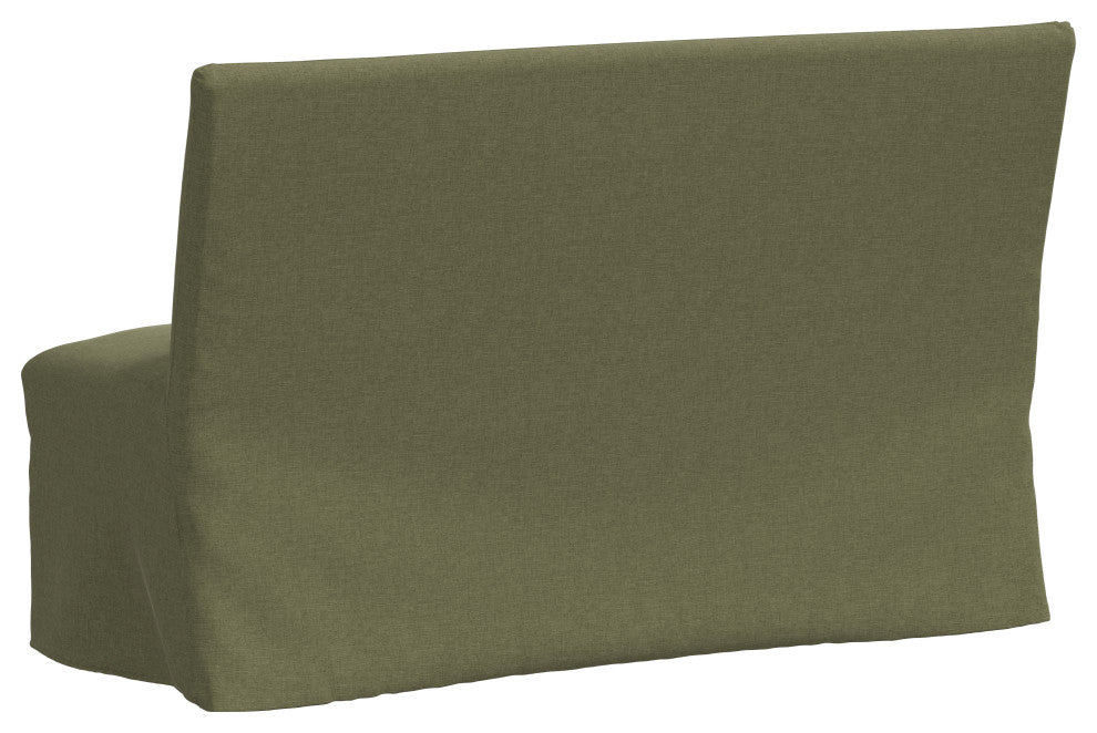 Slipcover Dining Banquette, Zuma Laurel